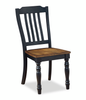 Stella 5pc Dining Set with Table & 4 Chairs, 42-57"W Butterfly Leaf Extension, Round - Black/Brown | Ensemble de salle à manger Stella 5 pièces avec table ronde de 42 po à 57 po (L), rallonge papillon et 4 chaises - noir et brun