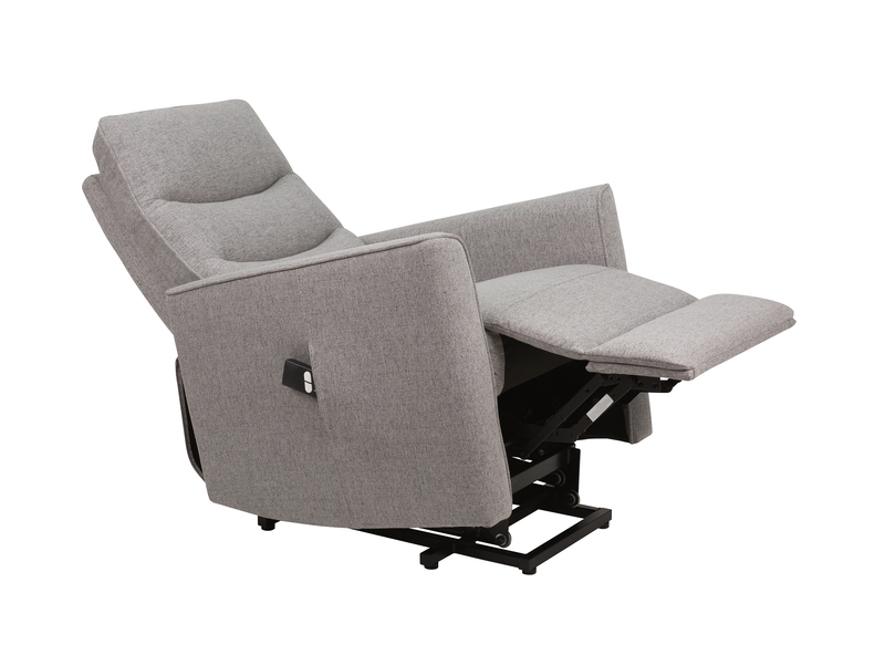 Fauteuil basculeur à inclinaison électrique Stratford de 29 po d’apparence lin - gris