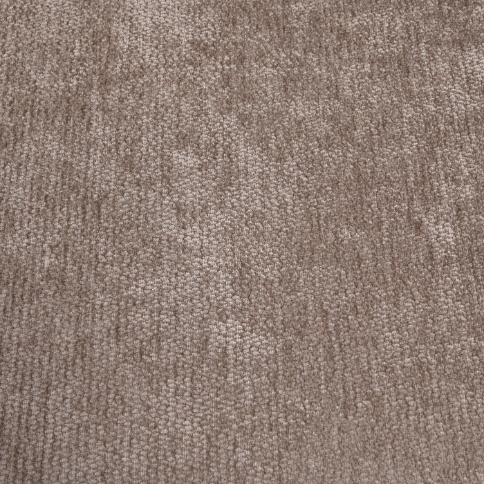 Sofa-lit sectionnel de gauche Sunset en tissu d’apparence lin avec rangement et lampe à DEL intégrée - taupe