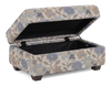 Made in Canada Customizable Sofa Lab Trunk 39" Fabric Storage Ottoman – Dragonfly Accent Fabric | Pouf de rangement personnalisable Trunk de Sofa Lab de 39 po fabriqué au Canada en tissu - tissu décoratif Dragonfly