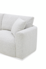 Waverly 90.94” Contemporary Fabric Sofa with Removable Back Cushion - Linen | Sofa contemporain Waverly de 90,94 po en tissu avec coussin de dossier amovible - lin