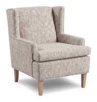  Fauteuil d’appoint à oreilles personnalisable de Sofa Lab de 30 po fabriqué au Canada en tissu - tissu décoratif Rust
