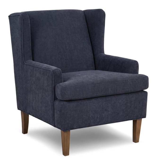 Fauteuil d’appoint à oreilles personnalisable de Sofa Lab de 30 po fabriqué au Canada en tissu - Chenille Pacific