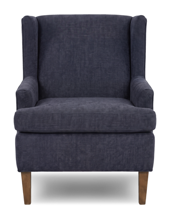 Fauteuil d’appoint à oreilles personnalisable de Sofa Lab de 30 po fabriqué au Canada en tissu - Chenille Pacific