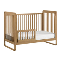 Ensemble de lit de bébé convertible en lit de bambin Presley - brun
