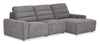 Shaquille O’Neal Home Prestige 3-Piece Right-Facing Sectional with Power Reclining – Grey | Sofa sectionnel de droite Prestige de Shaquille O’Neal Home 3 pièces avec inclinaison électrique - gris