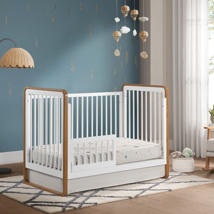 Ensemble de lit de bébé convertible en lit de bambin Presley - blanc