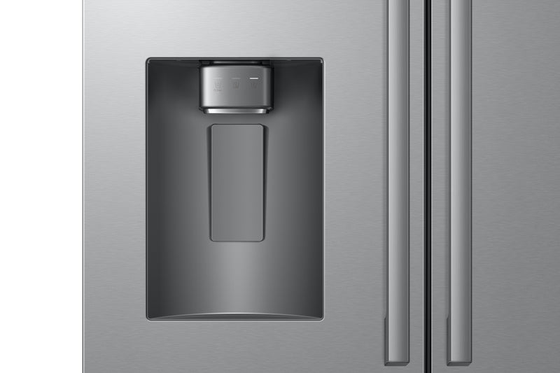 Réfrigérateur à 3 portes Samsung de 24 pi3 et de 35,8 po à portes françaises - argenté - RF70H25GERAA 