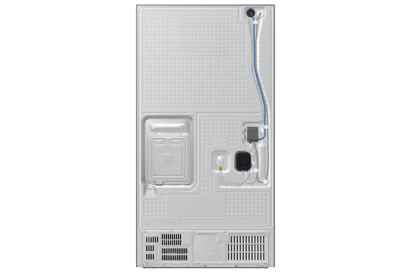 Réfrigérateur à 3 portes Samsung de 24 pi3 et de 35,8 po à portes françaises - argenté - RF70H25GERAA 
