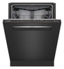 Bosch 300 Series 24" 46 dBA Built-In Dishwasher – Black - SHP53EM6N | Lave-vaisselle encastré Bosch de série 300 de 24 po de 46 dBA - noir - SHP53EM6N