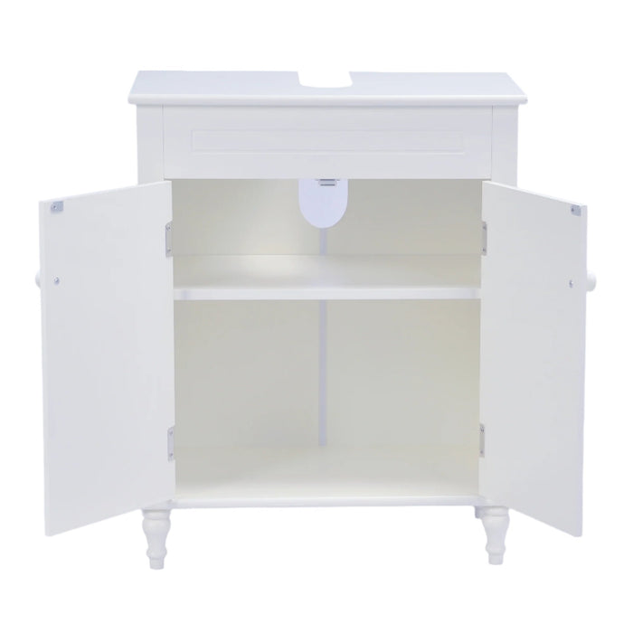 Armoire décorative de rangement Signa III - blanche