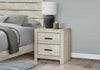 Soren Bedside 2-Drawer Nightstand, 22"W x 24"H - Bleached Oak | Table de nuit Soren de 22 po (L) x 24 po (H) à 2 tiroirs - chêne blanchi