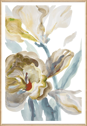 Œuvre d’art encadrée mate sous verre « Spring Fling I » - 25 po x 37 po