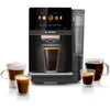 Machine à espresso VeroCafe Bosch de série 800 avec système de lait intégré - argentée - TPU60309