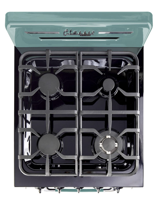 Cuisinière à gaz Classic Rétro par Unique de 24 po à convection - UGP-24CR T