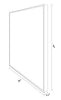 Shroud Hand Painted Heavy Textured Wall Art – 48" x 36" | Œuvre d’art murale Shroud peinte à la main à texture épaisse - 48 po x 36 po
