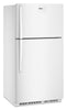 Whirlpool 32.8" 21 Cu. Ft. Top Freezer Refrigerator - White - WRTX7421TW | Réfrigérateur Whirlpool de 21 pi³ et de 32,8 po à congélateur supérieur - blanc - WRTX7421TW
