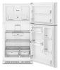 Whirlpool 32.8" 21 Cu. Ft. Top Freezer Refrigerator - White - WRTX7421TW | Réfrigérateur Whirlpool de 21 pi³ et de 32,8 po à congélateur supérieur - blanc - WRTX7421TW