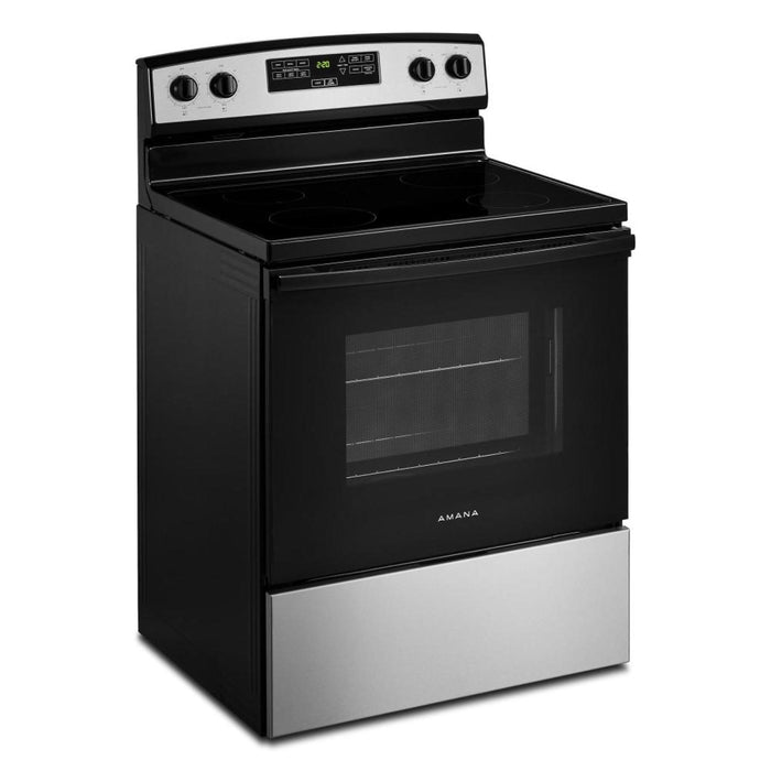 Cuisinière électrique Amana de 4,8 pi3 - acier inoxydable - YAER6203MSS