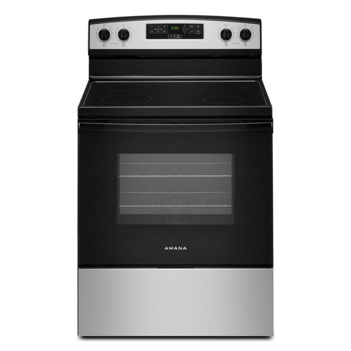 Cuisinière électrique Amana de 4,8 pi3 - acier inoxydable - YAER6203MSS