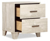 Arbor Bedside 2-Drawer Nightstand, 20.1"W x 23.8"H - Driftwood White | Table de nuit Arbor de 20,1 po (L) x 23,8 po (H) à 2 tiroirs - bois de grève blanc