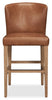 Arlo Counter-Height Stool with Vegan Leather Fabric, 26"H - Copper | Tabouret 26 po Arlo de hauteur comptoir en tissu de cuir végétalien - cuivre