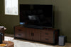 Ashton 70" Modern TV Stand with Storage and Cable Management for TVs up to 80"- Dark Walnut and Esp|Meuble pour téléviseur moderne Ashton de 70 po avec rangement et système de gestion des câbles pour