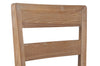 Aspen Dining Chair with Fabric Seat, Slat-Back - Natural | Chaise de salle à manger Aspen avec siège en tissu, dossier à lattes - naturelle