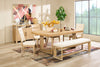 Aspen Dining Chair with Fabric Seat & Back - Natural | Chaise de salle à manger Aspen avec siège et dossier en tissu - naturelle
