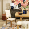 Aspen Dining Chair with Fabric Seat & Back - Natural | Chaise de salle à manger Aspen avec siège et dossier en tissu - naturelle