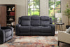Atlantis 90" Fabric Zero Gravity Power Reclining Sofa - Dark Grey  | Sofa à inclinaison électrique Atlantis de 90 po en tissu avec position zéro gravité - gris foncé