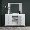Ava Bedroom 7-Drawer Dresser with LED Light, 67"W x 39"H, Glam - White | Commode somptueuse Ava de 67 po (L) x 39 po (H) à 7 tiroirs avec éclairage à DEL pour la chambre à coucher - blanche