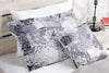 Axel 4-Piece Full/Queen Comforter Set - Grey | Ensemble d'édredon Axel 4 pièces pour lit double ou grand lit - gris