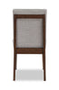Boden Dining Chair with Polyester Fabric  - Beige & Brown | Chaise de salle à manger Boden en tissu de polyester - beige et brune