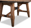 Cedar Extension Dining Table, Pine Wood, Trestle-Base, 72-96"W - Brown | Table de salle à manger extensible en cèdre, bois de pin, piètement à tréteaux, largeur 183-244 cm - Brun