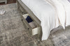 Chelsea Platform Storage Bed with Headboard & Frame, Grey - Queen Size | Lit plateforme de rangement Chelsea gris avec tête de lit et cadre de lit - format grand lit