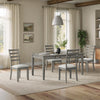 Cove Dining Table with Storage Drawers, Melamine, 66"W - Grey | Table salle à manger Cove de 66 po (L) en mélamine avec tiroirs de rangement - grise