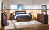Scott Living Dante Bedside 2-Drawer Nightstand, 24"W x 24.3"H - Brown | Table de nuit Dante de Scott Living de 24 po (L) x 24,3 po (H) à 2 tiroirs - brune