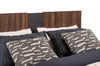 Scott Living Dante Panel Bed with Headboard & Frame, Brown - Queen Size | Lit à panneaux Dante de Scott Living avec tête de lit et cadre de lit, brun - format grand lit