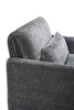Dawn 42" Chenille Fabric Sleeper Chair - Grey | Fauteuil-lit Dawn de 42 po en tissu de chenille - gris
