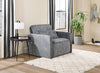 Dawn 42" Chenille Fabric Sleeper Chair - Grey | Fauteuil-lit Dawn de 42 po en tissu de chenille - gris