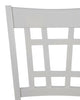 Dena Counter-Height Dining Chair with Linen-Look Fabric - Dove Grey | Chaise de salle à manger Dena de hauteur comptoir en tissu d’apparence lin - gris tourterelle