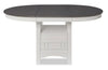 Dena Dining Table with 42-60"W Extension, Round  - Dove Grey | Table de salle à manger ronde Dena de 42 po à 60 po (L) avec rallonge - gris tourterelle