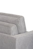 Dusk 52" Linen-Look Fabric Sleeper Chair with Track Arms - Grey | Fauteuil-lit Dusk de 52 po en tissu d’apparence lin avec accoudoirs rectilignes - gris