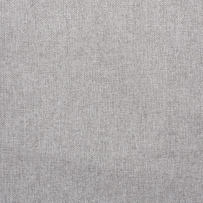 Fauteuil-lit Dusk de 52 po en tissu d’apparence lin avec accoudoirs rectilignes - gris