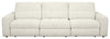 Sofa modulaire à inclinaison électrique Elevate de Scott Living de 115 po en tissu de chenille - taupe