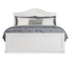 Ella 5pc Bedroom Set with Panel Bed, Dresser & Mirror, White  - King Size | Ensemble de chambre à coucher Ella 5 pièces blanc avec lit à panneaux, commode et miroir - format très grand lit