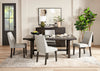 Emery Dining Chair with Polyester Fabric - Grey | Chaise de salle à manger Emery en tissu de polyester - grise