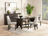 Emery Dining Chair with Polyester Fabric - Grey | Chaise de salle à manger Emery en tissu de polyester - grise