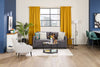 Made in Canada Everlee 76.5" Microsuede Queen-Size Sofa Bed with Memory Foam and Two Accent Pillows - Grey | Grand sofa-lit Everlee de 76,5 po fabriqué au Canada en microsuède avec mousse à mémoire de forme et deux coussins décoratifs - gris